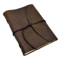 Leder Tagebuch Gästebuch Kondolenzbuch Buffalo Crust Raw - Din A4