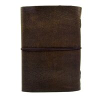 Leder Tagebuch Gästebuch Kondolenzbuch Buffalo Crust Raw - Din A4