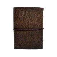 DIN A5 Personalisierbar Lederbuch Buffalo Crust Raw Tagebuch Notizbuch 