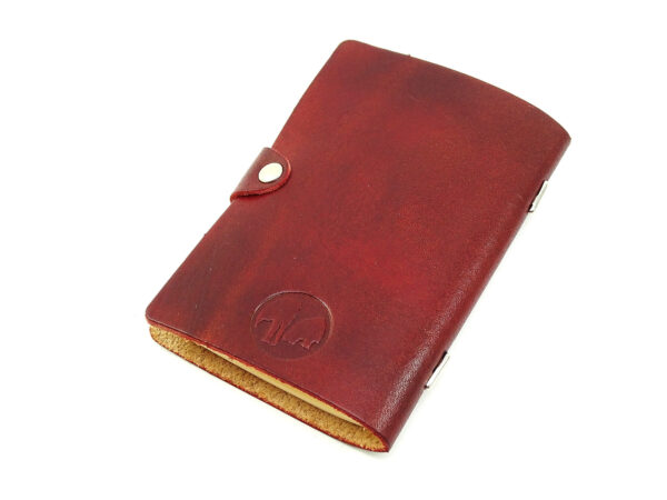 Leder Notizbuch 4EVER OX Bloody - S - Nachfüllbar
