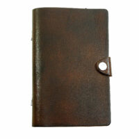 Leder Notizbuch 4EVER OX Maroon - S - Nachfüllbar