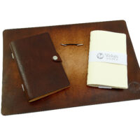 Leder Notizbuch 4EVER OX Maroon - S - Nachfüllbar