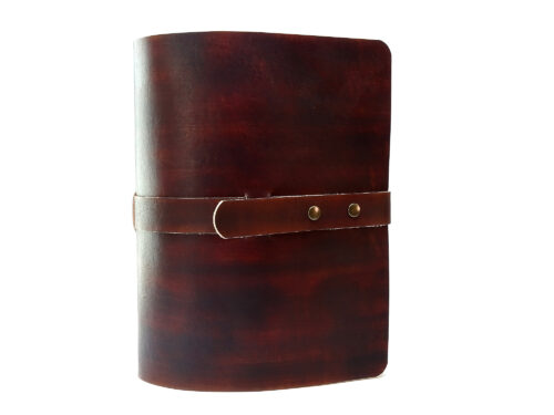 Leder Ringbuch Ordner OX Office Ebony Raw - Din A4