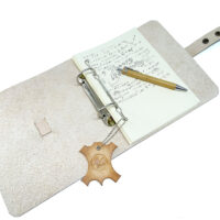 Leder Ringbuch Ordner OX Office Maroon Raw - Din A5 – Bild 4