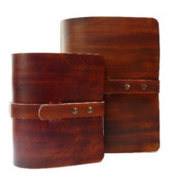 Leder Ringbuch Ordner OX Office Maroon Raw - Din A4