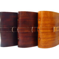 Leder Ringbuch Ordner OX Office Maroon Raw - Din A5 – Bild 6