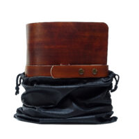 Leder Ringbuch Ordner OX Office Maroon Raw - Din A5 – Bild 2