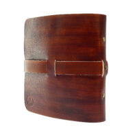 Leder Ringbuch Ordner OX Office Maroon Raw - Din A5 – Bild 3