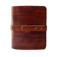 Leder Ringbuch Ordner OX Office Maroon Raw - Din A5