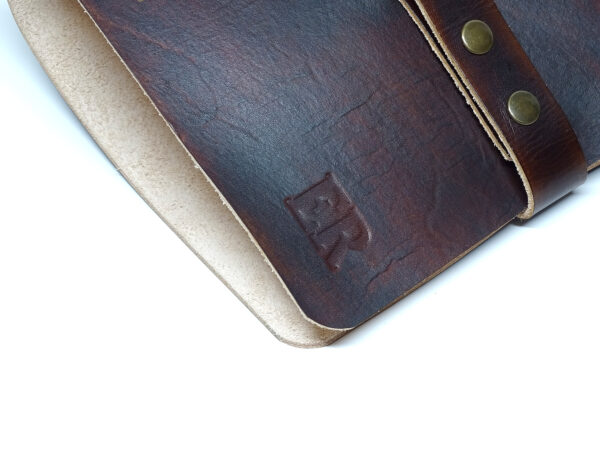 Leder Ringbuch Ordner OX Office Ebony Raw - Din A4