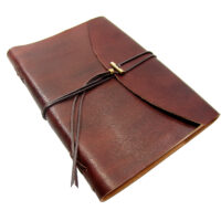 Leder Tagebuch Soft OX Classic Maroon - Din A4
