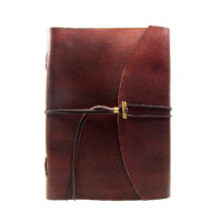 Leder Tagebuch Soft OX Classic Maroon - Din A4