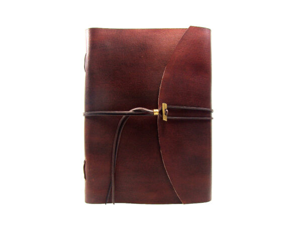Leder Tagebuch Soft OX Classic Maroon - Din A4