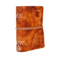 Leder Notizbuch Soft OX Scuff - Circle - Din A6
