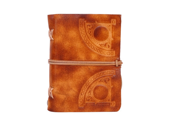 Leder Notizbuch Soft OX Scuff - Circle - Din A6