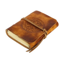 Leder Notizbuch Soft OX Scuff - Mandala - Din A6