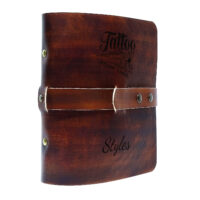 Leder Ringbuch Ordner OX Office Maroon Raw - Din A4