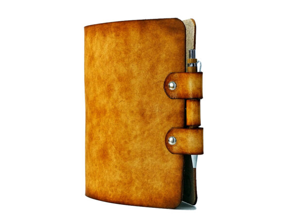 Leder Ringbuch A5 - OX Office PaperJail A5 von Vickys World - Vorderseite Perspektive