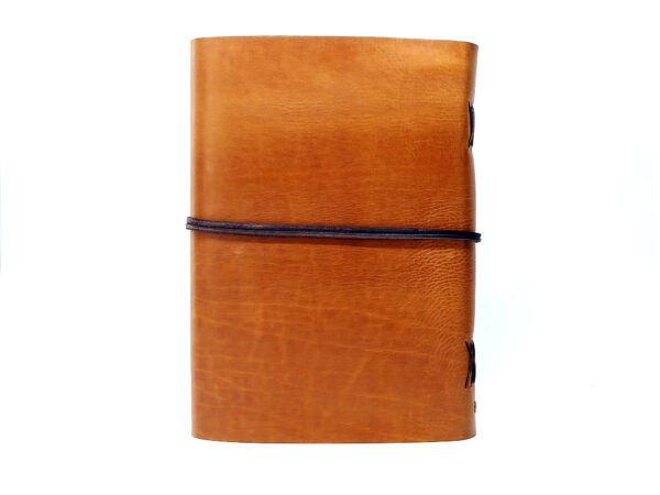 Leder Notizbuch Box OX Raw Caramel - Din A4