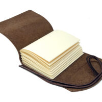 Leder Notizbuch Box OX Raw Cocoa- Din A6