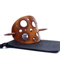 Leder Haarspange - OX Antique Lion Cheese - Vickys World