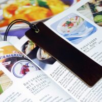 Leder Lesezeichen OX Maroon