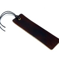 Leder Lesezeichen OX Maroon