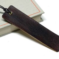 Leder Lesezeichen OX Maroon