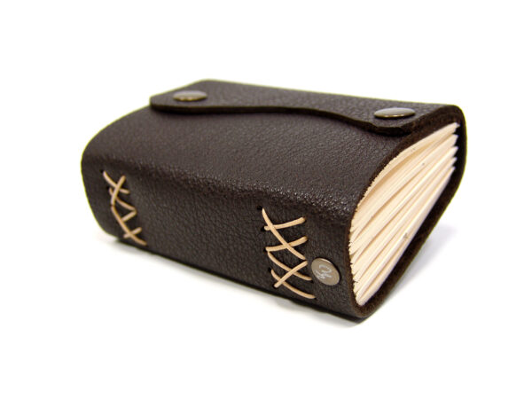 Leder Notizbuch - Buffalo Pocket Wave - Mocca