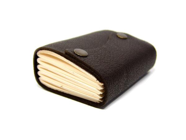 Leder Notizbuch - Buffalo Pocket Wave - Mocca