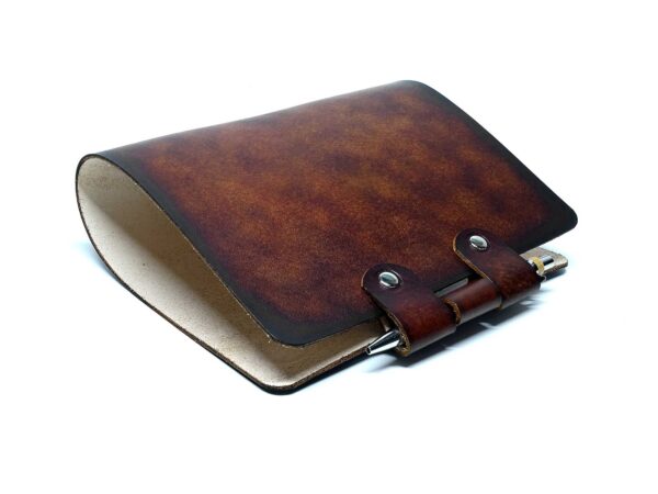 Leder Ringbuch Ordner OX Office PaperJail Antique Maroon - Din A5