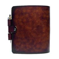 Leder Ringbuch Ordner OX Office PaperJail Antique Maroon - Din A5