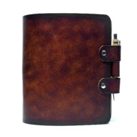 Leder Ringbuch Ordner OX Office PaperJail Antique Maroon - Din A5