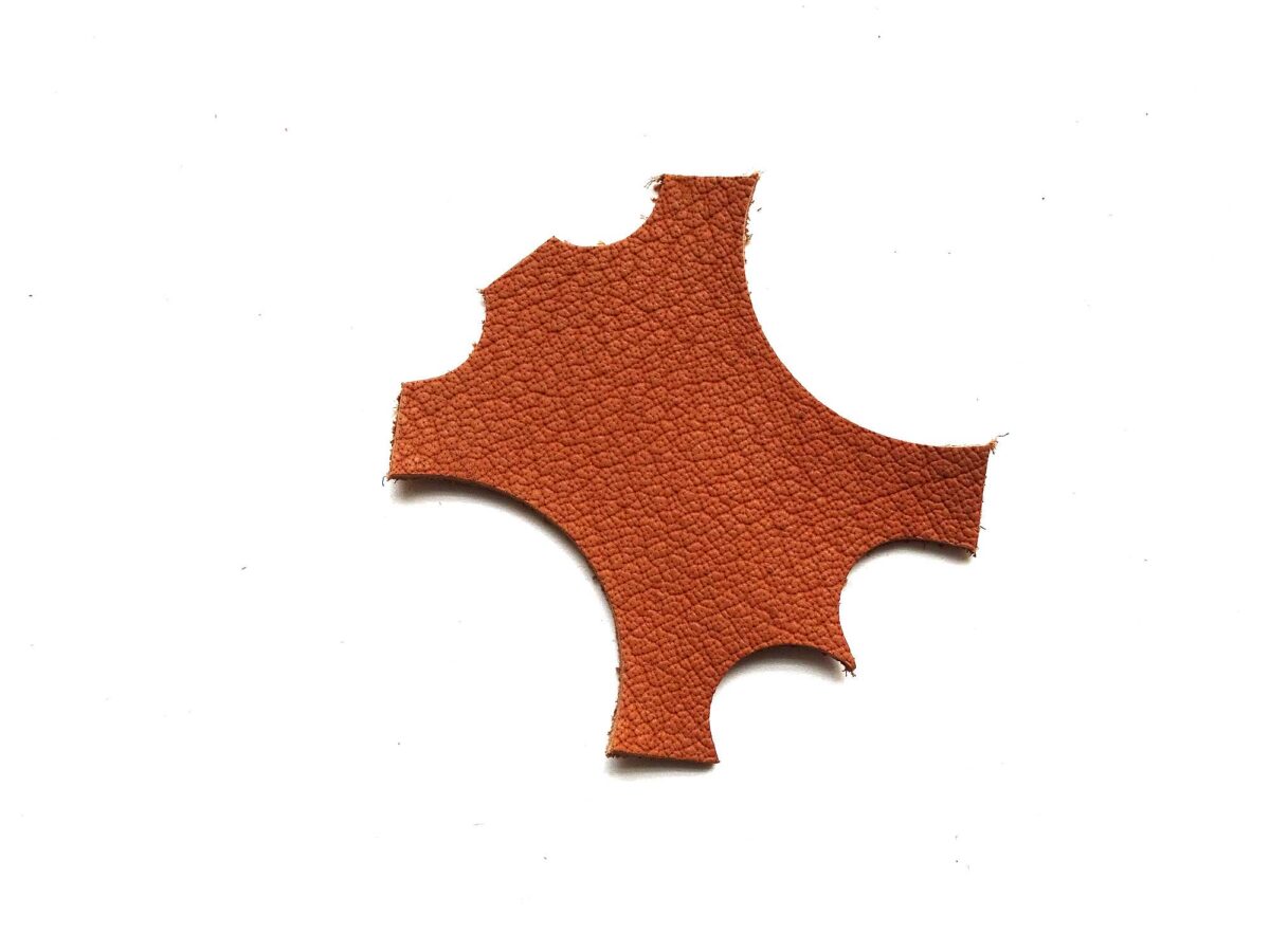 Leder Stanzteil Echt Leder Zeichen Buffalo Caramel Lederbuch