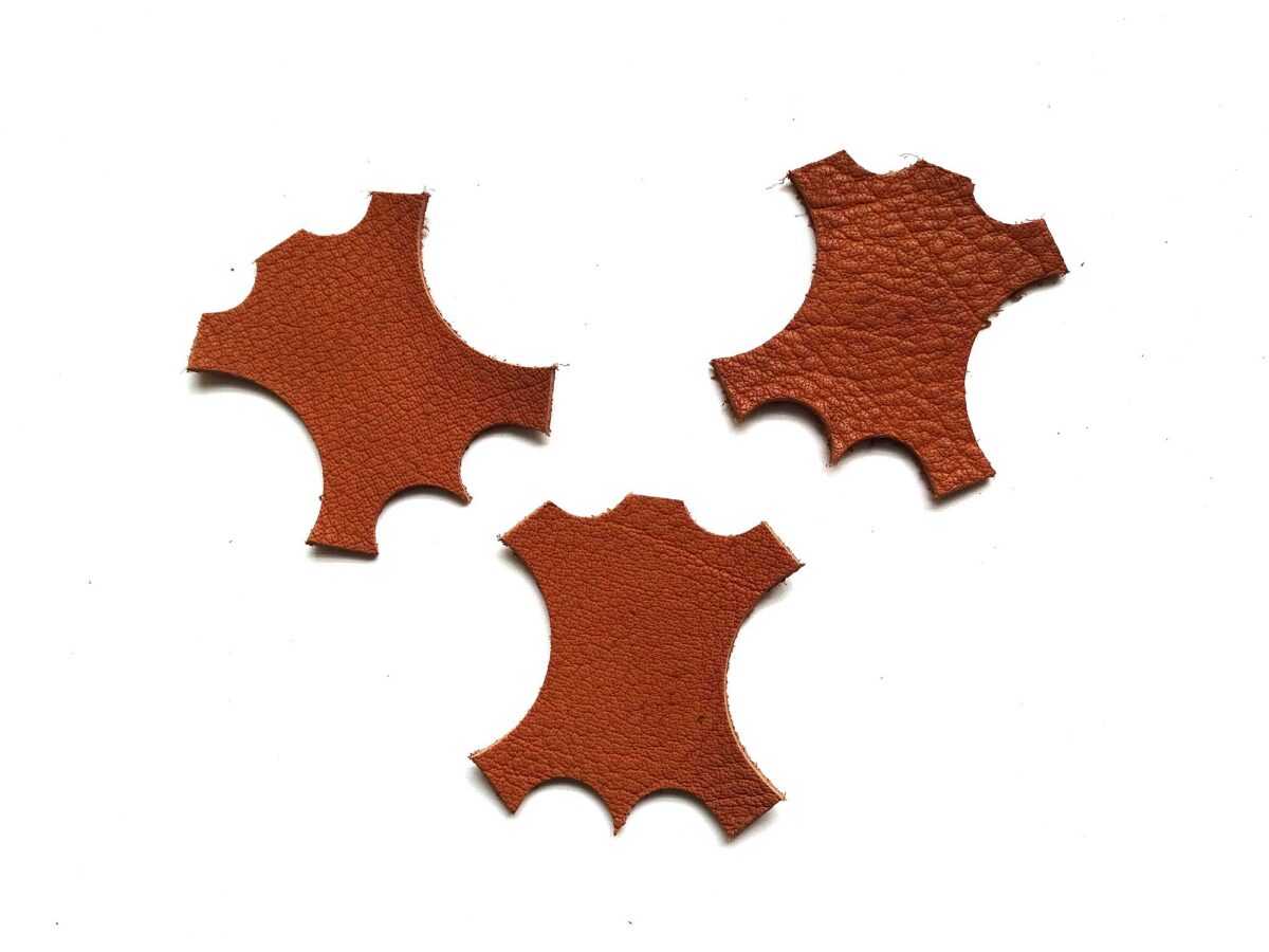 Leder Stanzteil Echt Leder Zeichen Buffalo Caramel Lederbuch