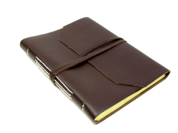 Leder Tagebuch GEO Mocca XXL