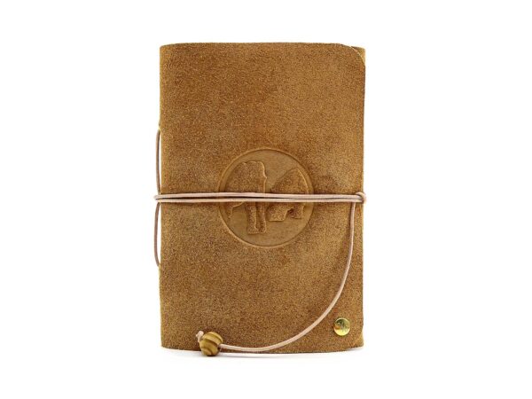 Leder Buch Travel Memory Caramel Vickys – A6 - Vickys World