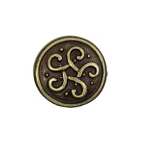 Zierniete Keltischer Knoten Antik-Look Gold