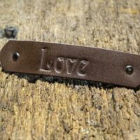 Leder Haarspange - Box OX Stripe Cocoa Love - Vickys World