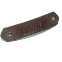 Leder Haarspange - Box OX Stripe Cocoa Love - Vickys World