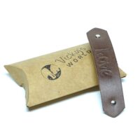 Leder Haarspange - Box OX Stripe Cocoa Love - Vickys World