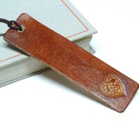 Leder Lesezeichen OX Lion Celtic Heart