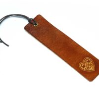 Leder Lesezeichen OX Lion Celtic Heart