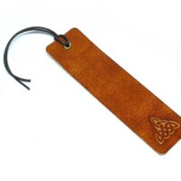 Leder Lesezeichen OX Lion Celtic Triquetta