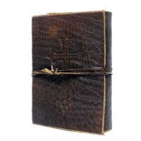 Leder Tagebuch Gaucho - Kreuz