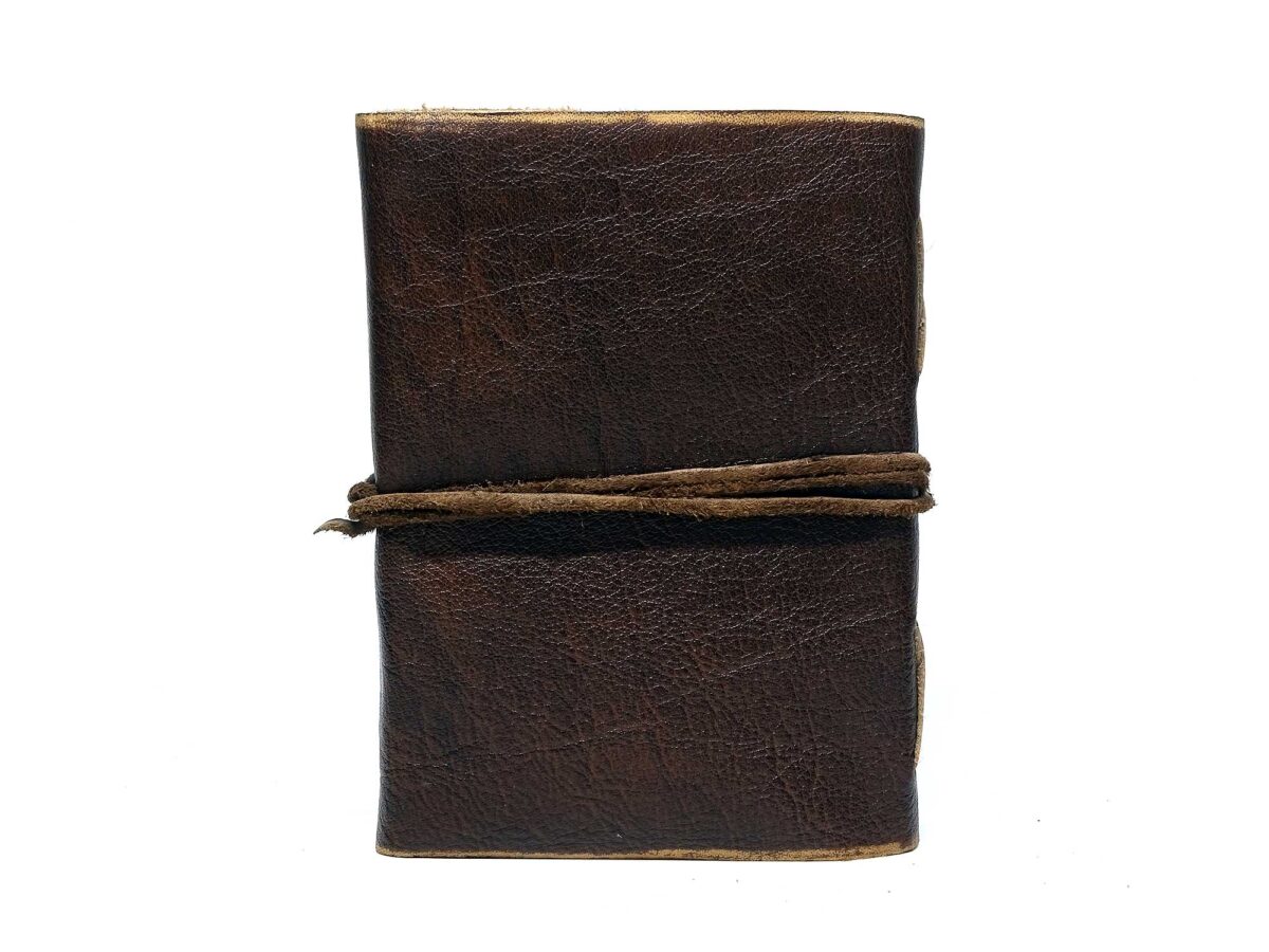 Sternbild Leder Tagebuch Mit Schloss - B6 Notizbuch Mit Linierte Seiten & Codeschloss