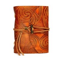 Lederbuch - Soft OX Classic Swirl - Caramel - Din A6