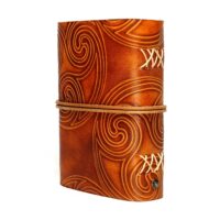 Lederbuch - Soft OX Classic Swirl - Caramel - Din A6