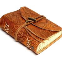 Lederbuch - Soft OX Classic Swirl - Caramel - Din A6