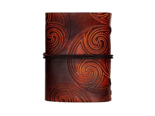 Lederbuch - Soft OX Classic Swirl - Mousse - Din A6